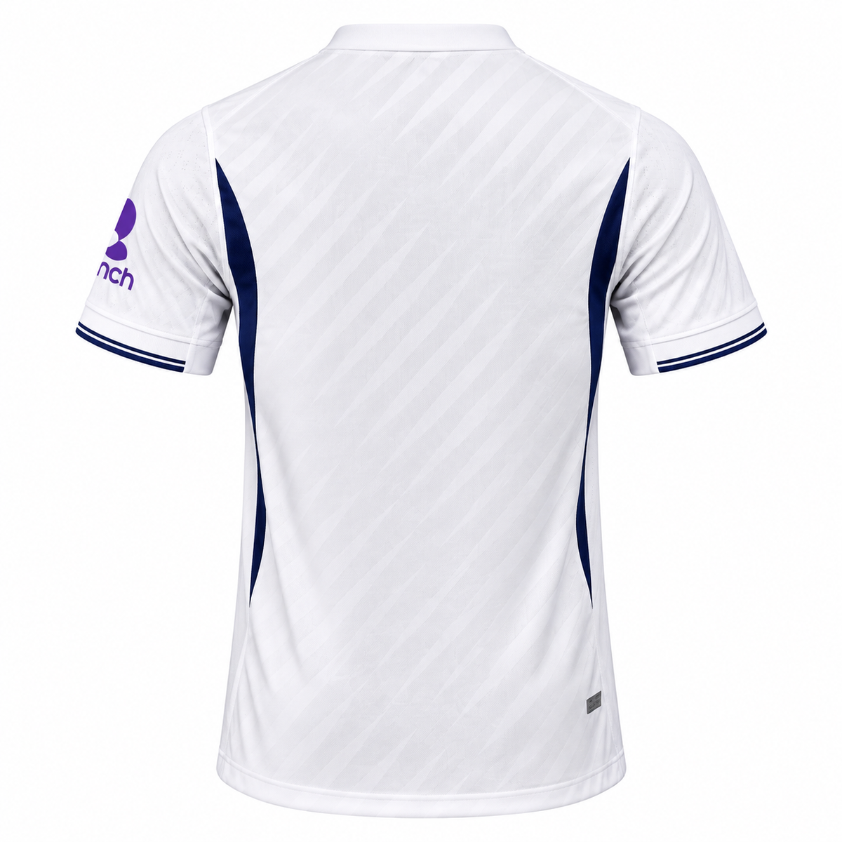 White Football Jersey | Short Sleeve Sports Jersey | Navy & Red Design
