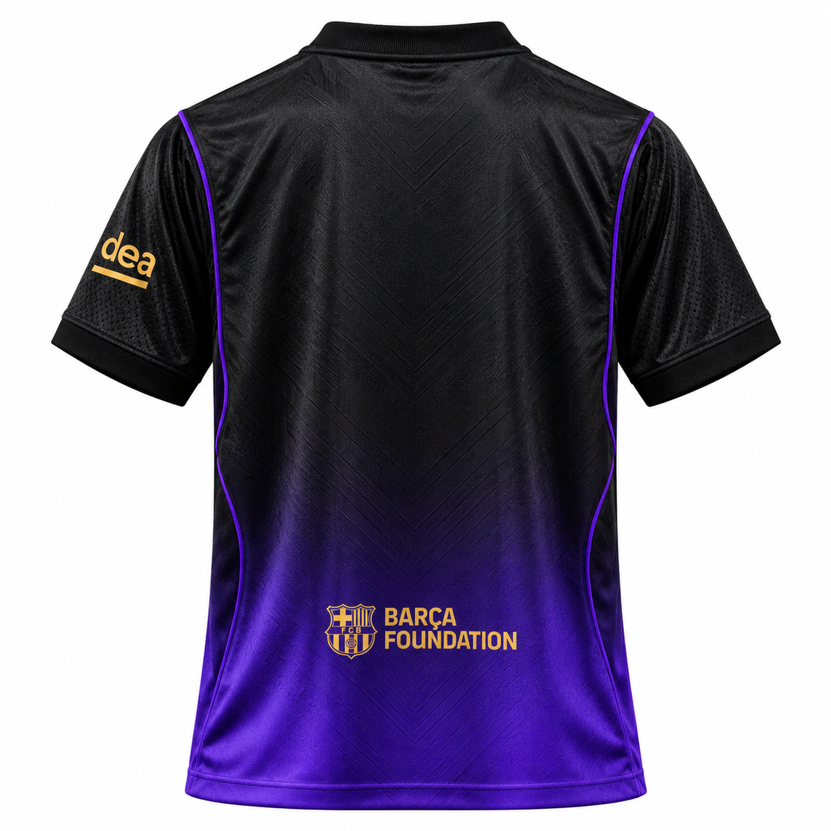 Men’s Black & Purple Football Jersey | Short Sleeve Sports T-Shirt