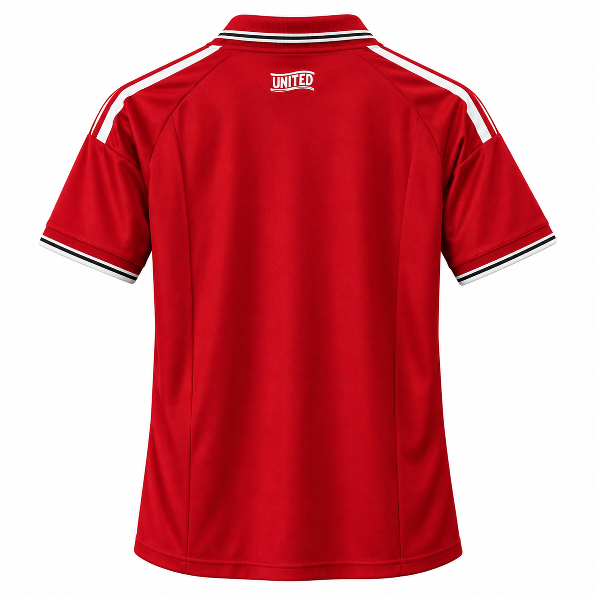 Men's Red Football Jersey – Premium Red Sports Jersey with Polo Collar