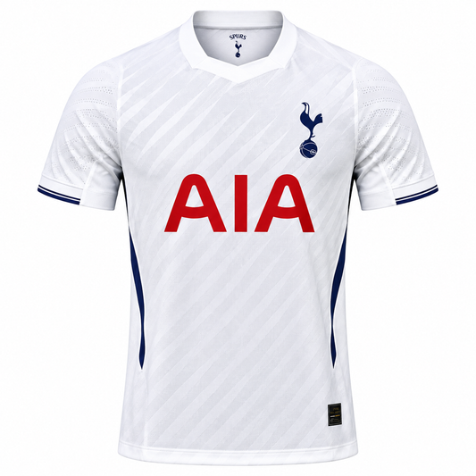 White Football Jersey | Short Sleeve Sports Jersey | Navy & Red Design