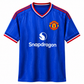 Men’s Blue Football Jersey | Short Sleeve Sports T-Shirt | Red & White Trim
