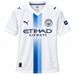 Men's White Football Jersey – Premium Soccer Sports Jersey with Blue Stripe