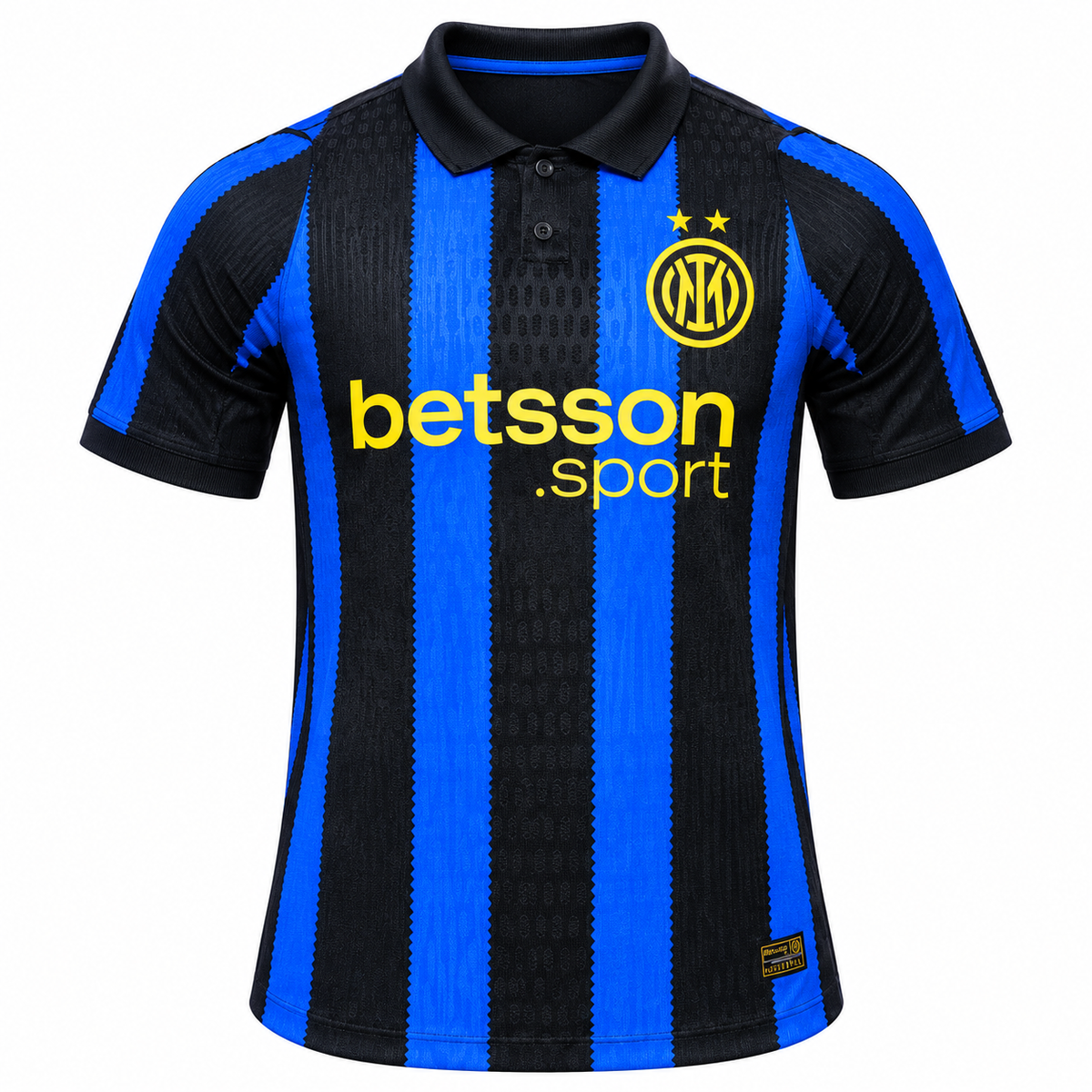 Inter Milan Inspired Blue & Black Football Jersey for Men | Premium Sports T-Shirt | Football Fan Wear