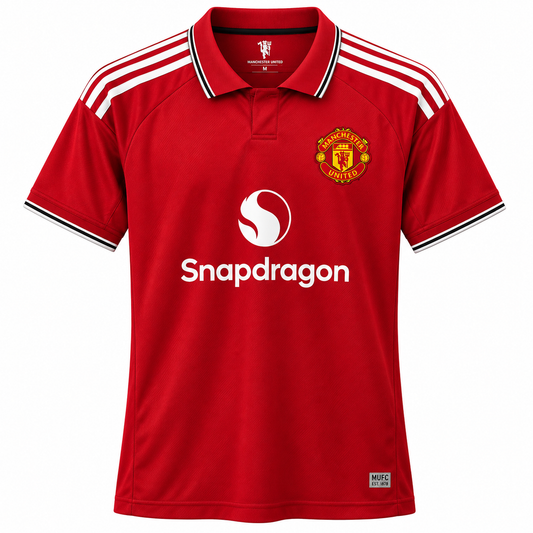 Men's Red Football Jersey – Premium Red Sports Jersey with Polo Collar