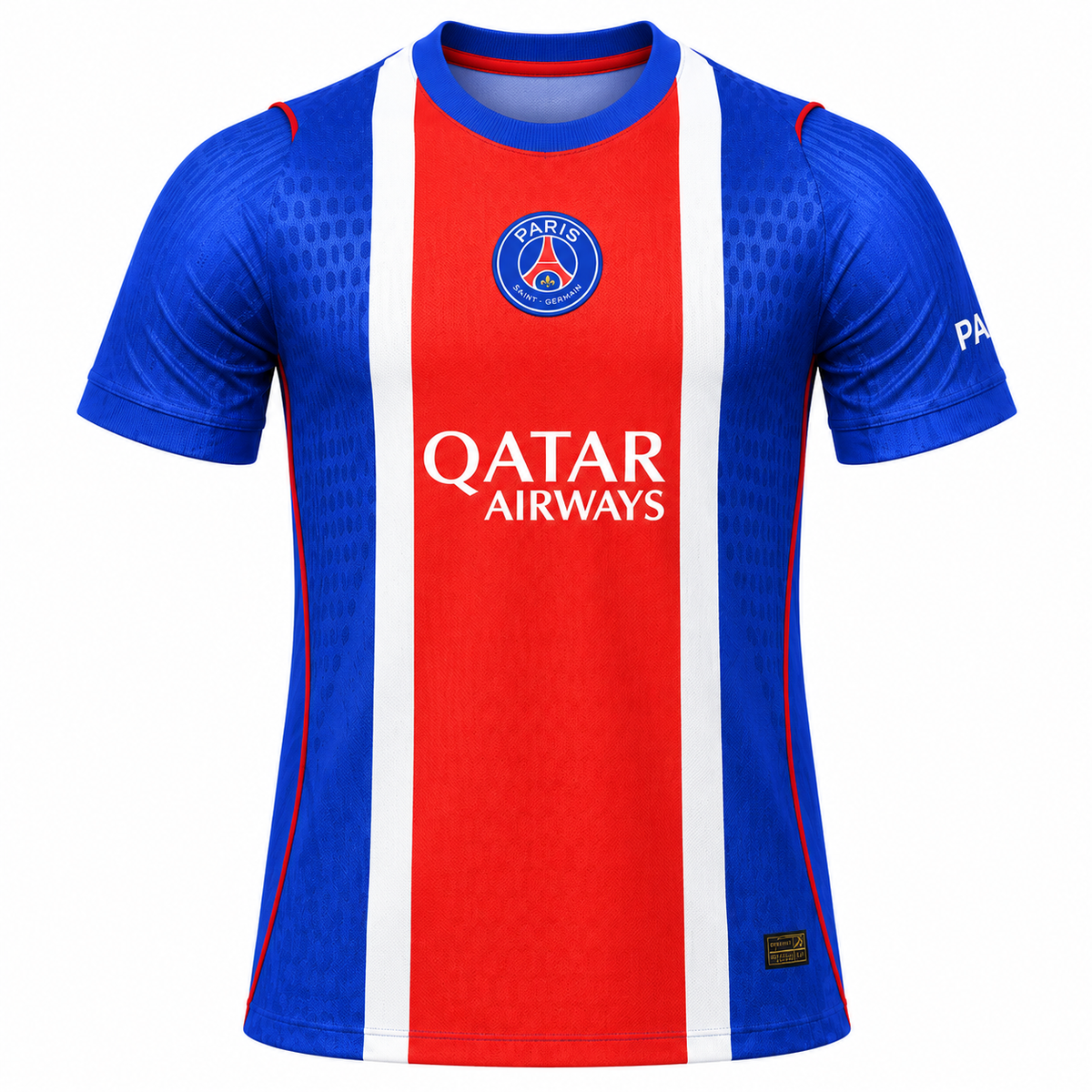 PSG Inspired Blue & Red Football Jersey for Men | Premium Sports T-Shirt | Football Fan Wear
