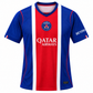 PSG Inspired Blue & Red Football Jersey for Men | Premium Sports T-Shirt | Fan Wear