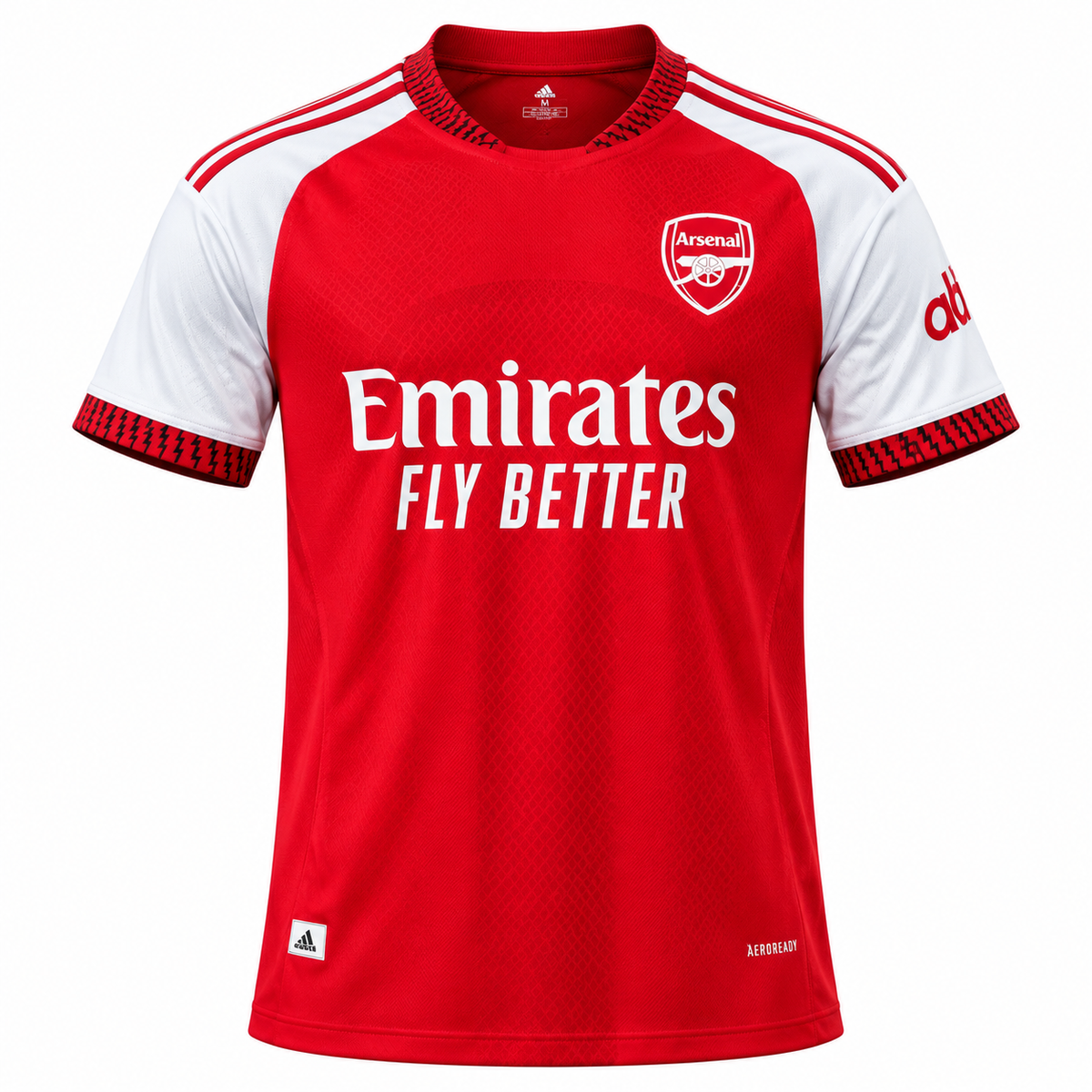 Men’s Red & White Football Jersey | Short Sleeve Sports T-Shirt