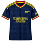 Men's Navy Blue Football Jersey – Yellow & Red Sports Soccer Jersey