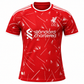 Liverpool Inspired Red Football Jersey for Men | Geometric Print Sports T-Shirt | Premium Fan Wear