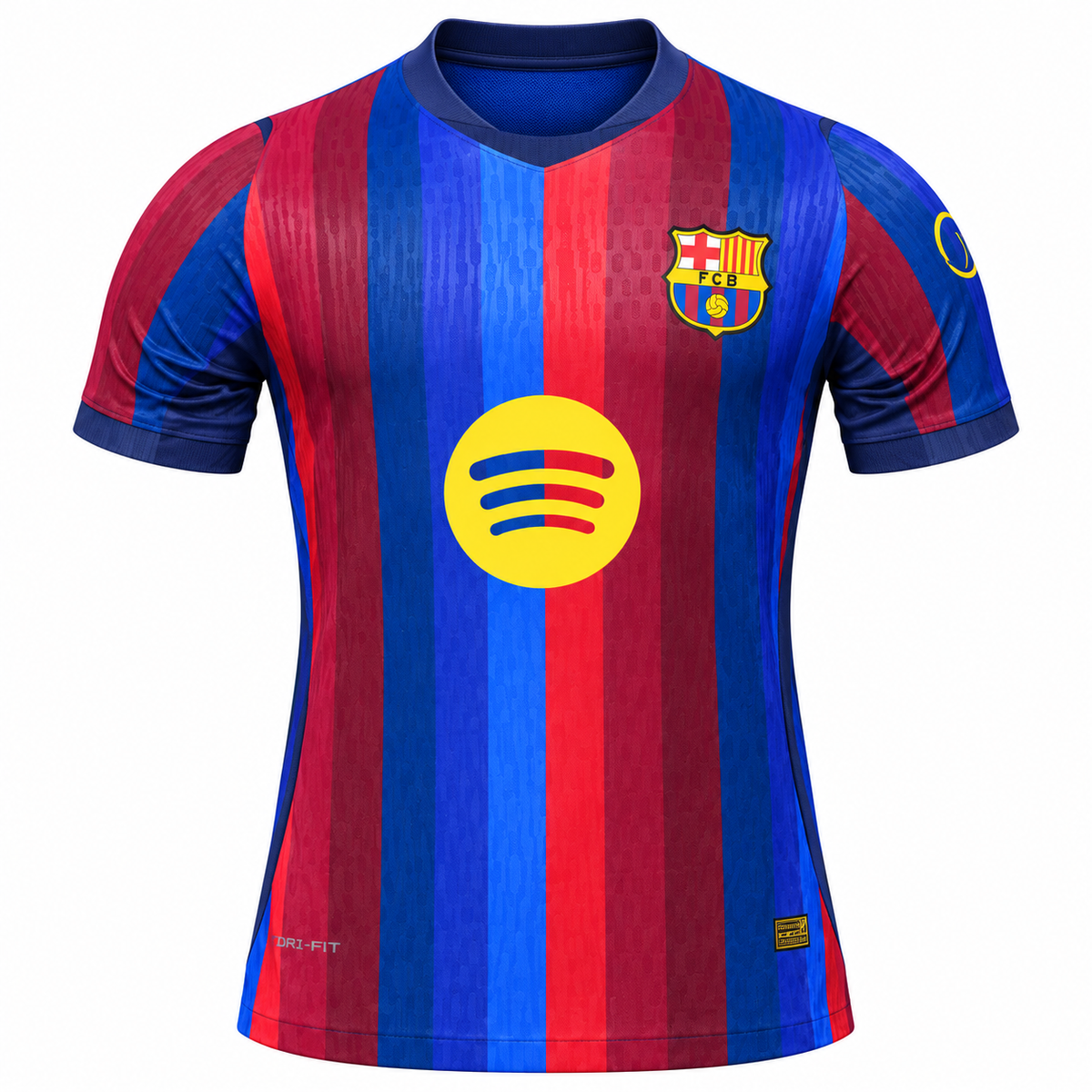FC Barcelona Inspired Blue & Red Football Jersey for Men | Premium Sports T-Shirt | Fan Wear