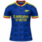 Men's Blue Football Jersey | Navy Sports T-Shirt with Yellow & Red Accents
