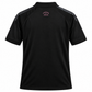 Men’s Black Sports Polo Jersey | Short Sleeve Athletic T-Shirt