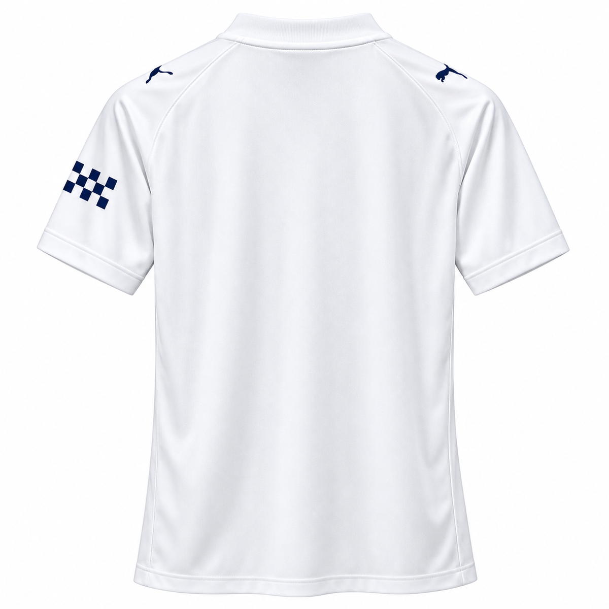 Men's White Football Jersey – Premium Soccer Sports Jersey with Blue Stripe
