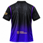 Men’s Black & Purple Football Jersey | Short Sleeve Sports T-Shirt