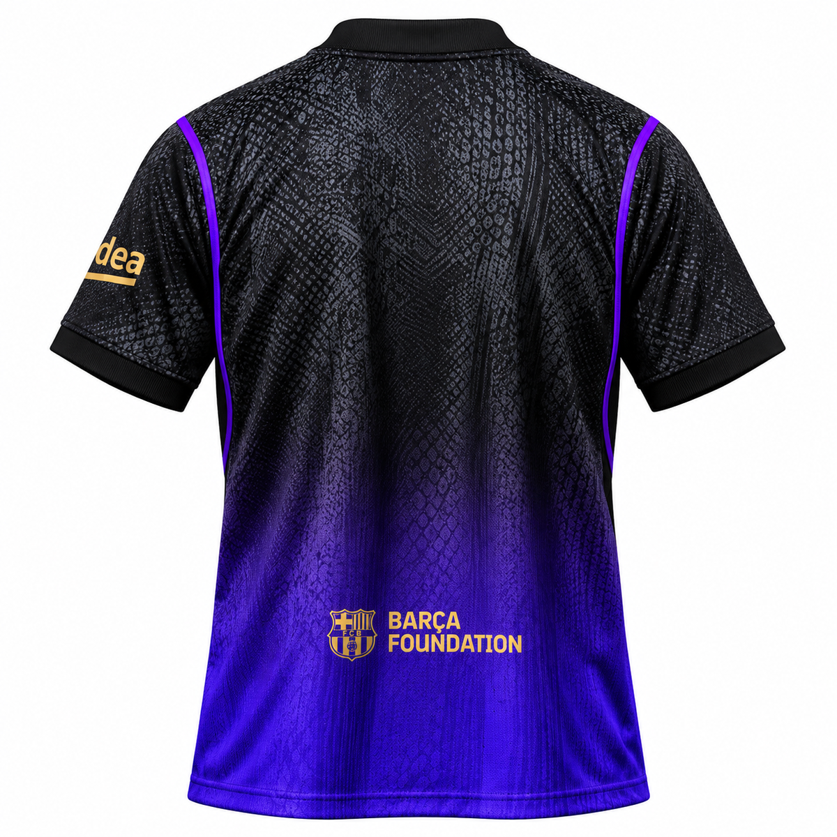 Men’s Black & Purple Football Jersey | Short Sleeve Sports T-Shirt
