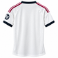 Men’s White Football Jersey | Red & Navy Stripes | Short Sleeve Sports T-Shirt