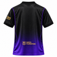 Men’s Black & Purple Football Jersey | Short Sleeve Sports T-Shirt