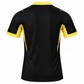 Black Football Jersey | Short Sleeve Sports Jersey | Yellow Contrast Design