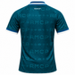 Teal Football Jersey | Short Sleeve Sports Jersey | White & Blue Detail