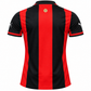 Men's Red & Black Football Jersey | Striped Sports T-Shirt | Short Sleeve