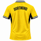 Yellow Football Jersey | Short Sleeve Sports Jersey | Black & White Design