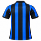 Inter Milan Inspired Blue & Black Football Jersey for Men | Premium Sports T-Shirt | Football Fan Wear