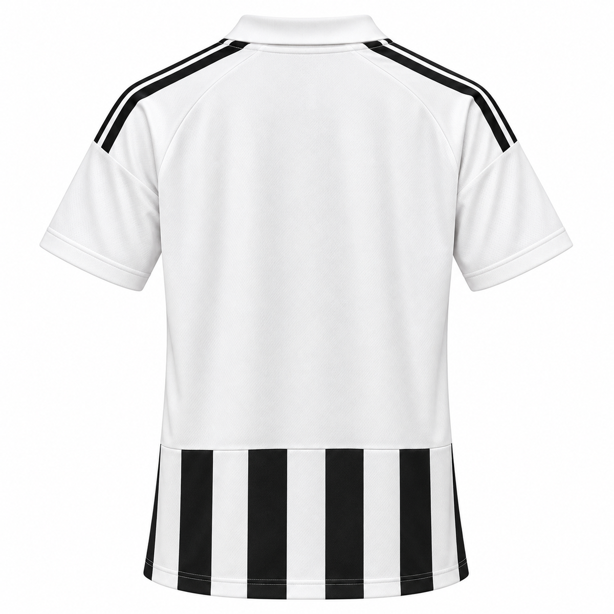 Juventus Inspired Black & White Football Jersey for Men | Striped Sports T-Shirt | Premium Fan Wear