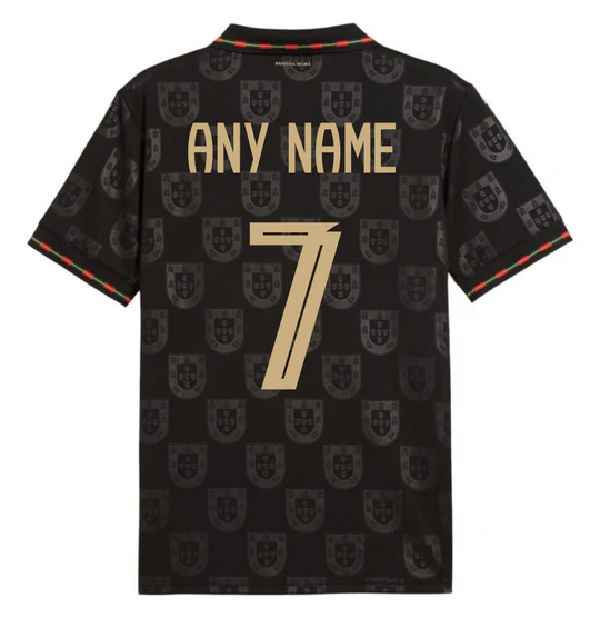 Custom - Portugal Special Black Jersey 25/26