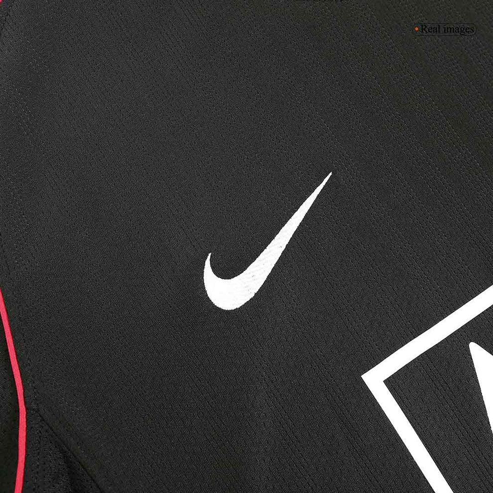 Manchester United 07-08 Black Away Retro Jersey Full Sleeve