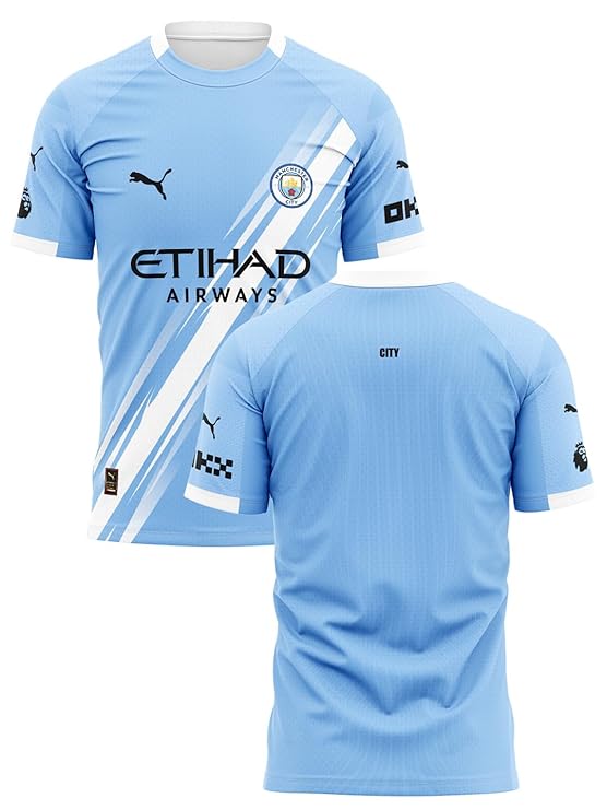 Manchester City Football Jersey Home 25 26 Season