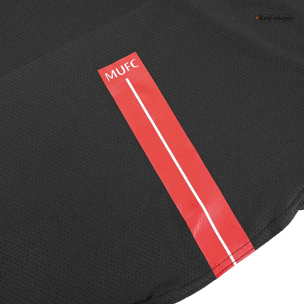 Manchester United 07-08 Black Away Retro Jersey Full Sleeve