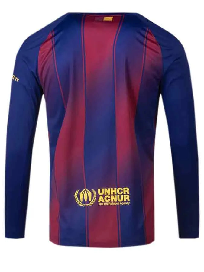 Barcelona Home Long Sleeves Jersey 25-26 Season Player Version