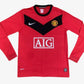Manchester United Home Long Sleeves Retro Jersey 09-10 Season