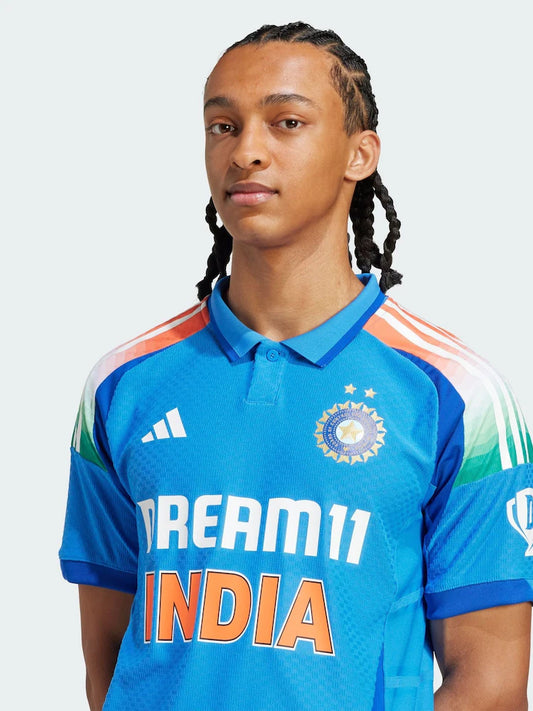 adidas Blue India Cricket One Day International Jersey