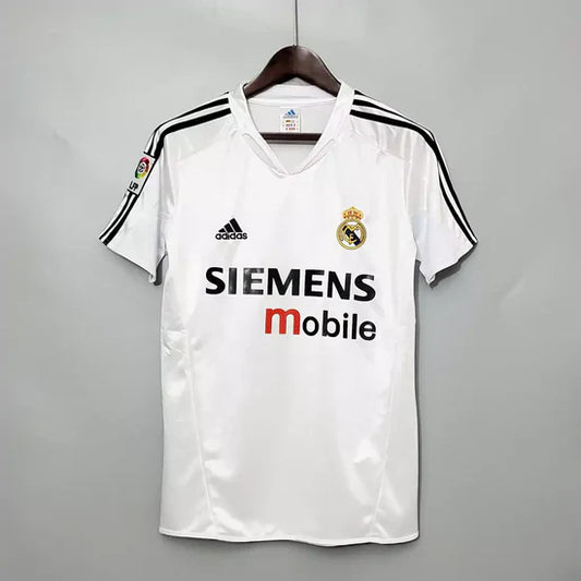 Real Madrid Retro Home 04/05 White Shirt